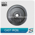 cast iron black painting weight plate 5kg 10kg 15kg